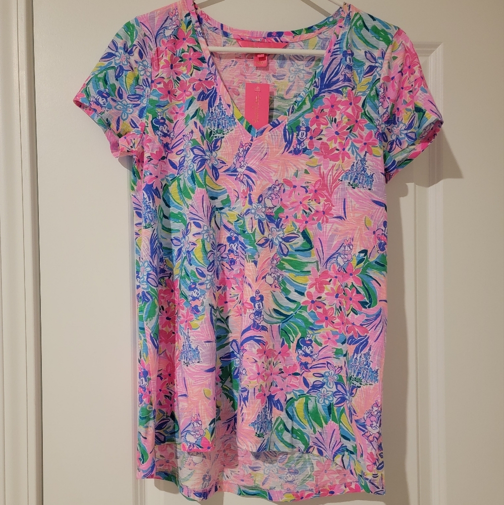 NWT Lilly Pulitzer x Disney Parks Collection Etta Top